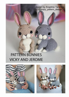 pattern bunnies vicky and jerome