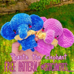 phante the elephant free pattern
