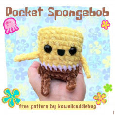 pocket spongebob free pattern