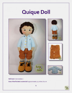 Quique Doll crochet pattern