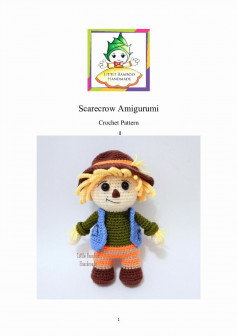 Scarecrow Amigurumi Crochet Pattern