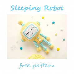 sleeping robot free pattern