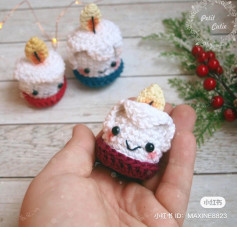 Small mini candle crochet pattern