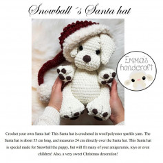 snowballs santa hat crochet pattern