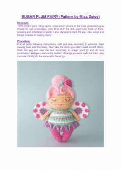 SUGAR PLUM FAIRY crochet pattern