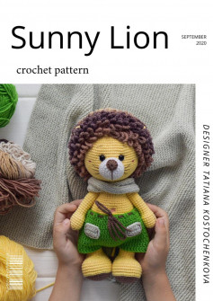 sunny lion crochet pattern