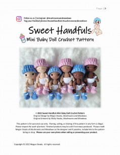 Sweet Handfuls Mini Baby Doll Crochet pattern