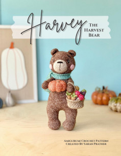The Harvest Bear Amigurumi Crochet Pattern
