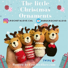 the little christmas ornaments crochet pattern