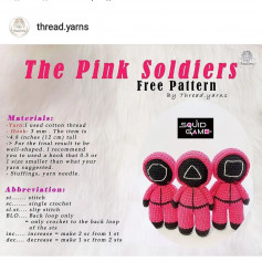 the pink soldiers free pattern