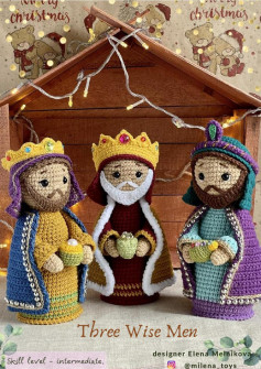 Three Wise Men crochet pattern