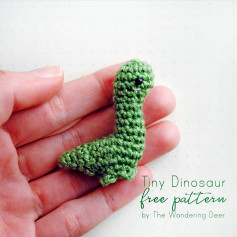 tiny dinosaur free pattern