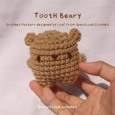 Tooth Beary crochet pattern