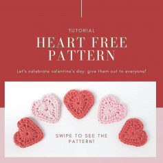 tutorial heart free pattern