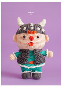 VIKING man crochet pattern