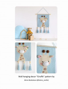 Wall hanging decor “Giraffe” pattern