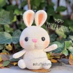 white bunny crochet pattern