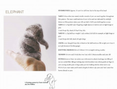 brow ELEPHANT crochet pattern