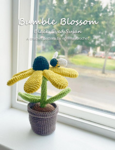 Bumble Blossom Black Eyed Susan A crochet pattern