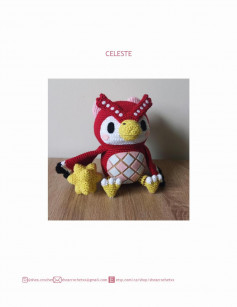 CELESTE owl crochet pattern