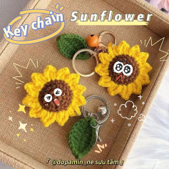 Chart móc khóa hoa hướng dương sunflower