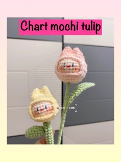 chart móc len mochi tulip