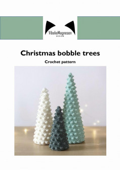 Christmas bobble trees Crochet pattern