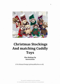 Christmas Stockings And matching Cuddly Toys
