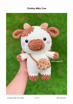 Chubby Milky Cow crochet pattern