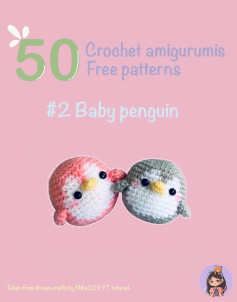 crochet amigurumi free pattern baby penguin