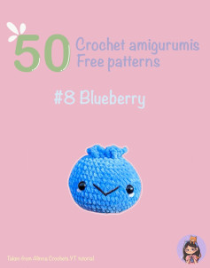 crochet amigurumi free pattern blueberry