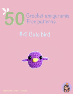 crochet amigurumi free pattern cute bird