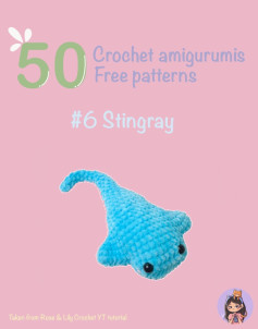 crochet amigurumis free patterns stingray