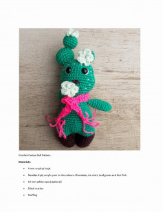 Crochet Cactus Doll Pattern