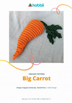 CROCHET PATTERN Big Carrot