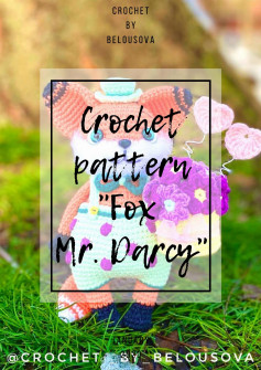 Crochet pattern Fox Mr. Darcy