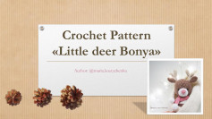 Crochet Pattern «Little deer Bonya»