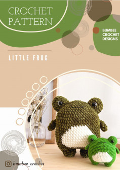 crochet pattern little frog