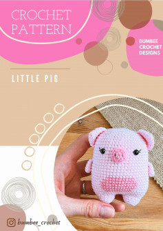 crochet pattern little pig