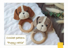 Crochet pattern “Puppy rattle”