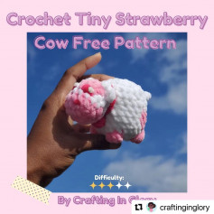crochet tiny strawberry pattern