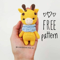 Cute giraffe crochet pattern