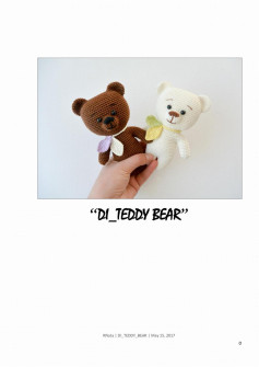 DI_TEDDY BEAR crochet pattern