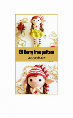 Elf Berry Doll Amigurumi free crochet pattern