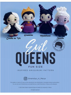 evil queens full size crochet pattern
