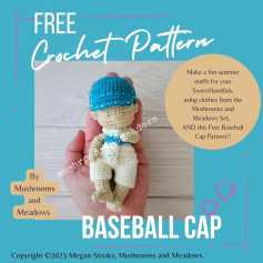 free crochet pattern baseball cap