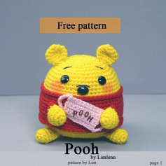 free crochet pattern pooh