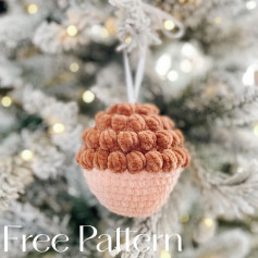 free pattern acorn ornament