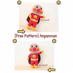 [Free Pattern] Anpanman ❤️