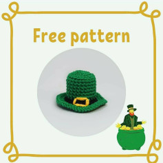 free pattern green hat